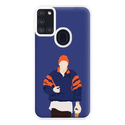 Orange Beanie Phone Case for Galaxy A21s