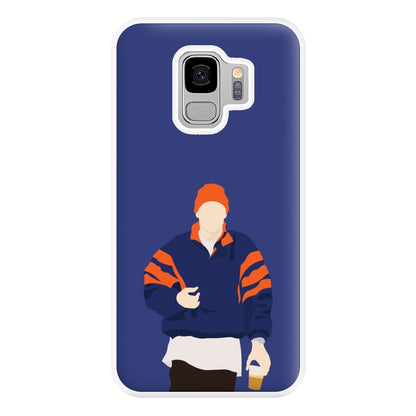 Orange Beanie Phone Case for Galaxy S9 Plus