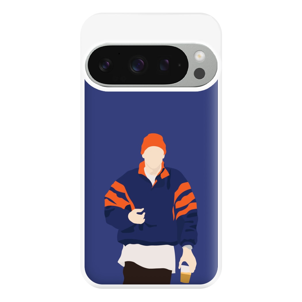 Orange Beanie Phone Case for Google Pixel 9 Pro XL