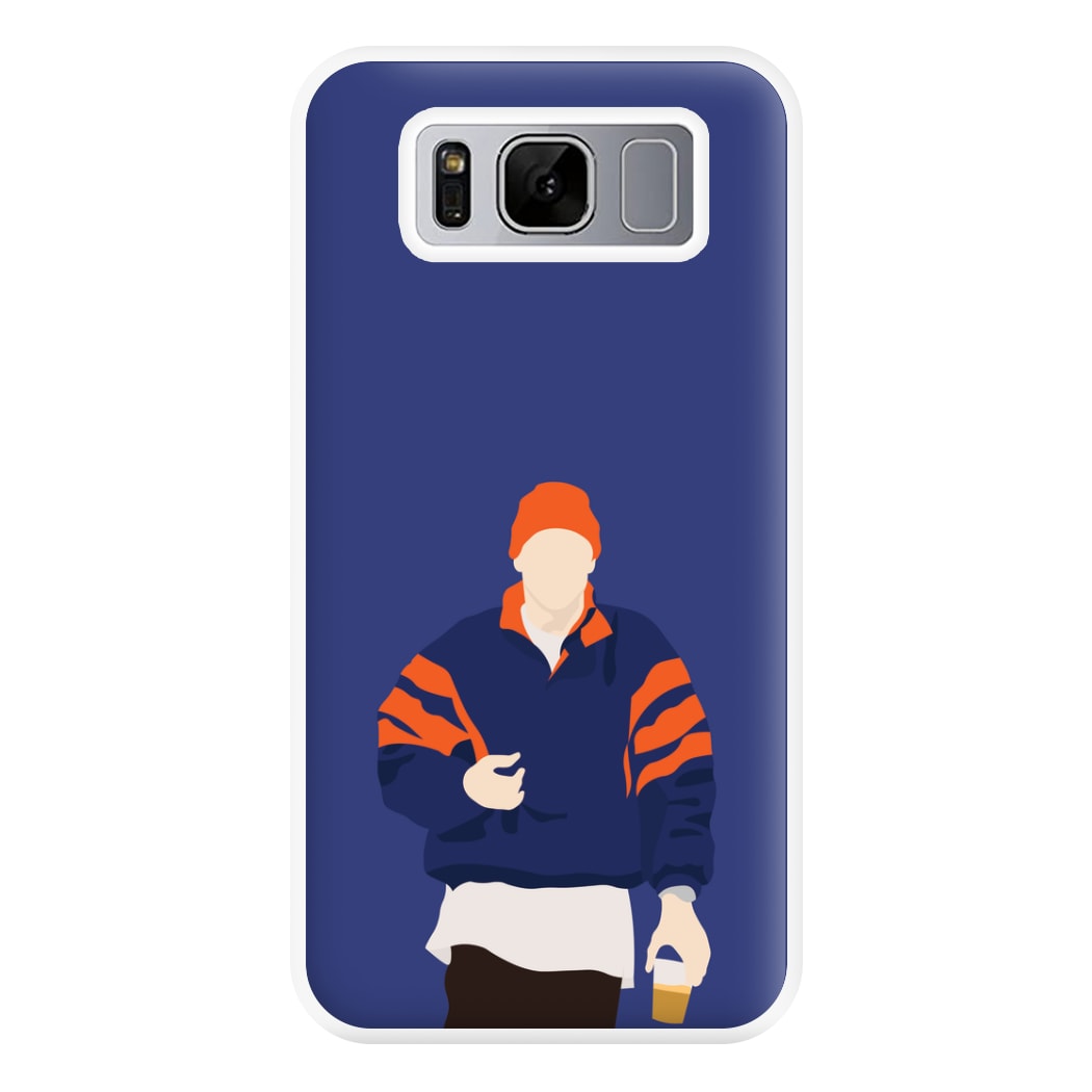 Orange Beanie Phone Case for Galaxy S8 Plus