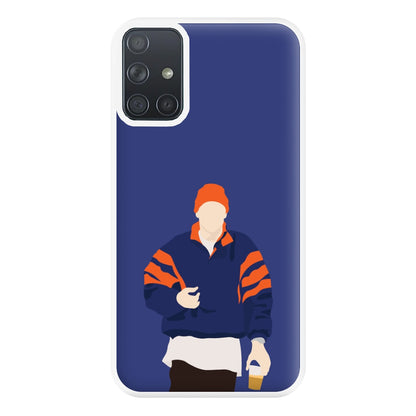 Orange Beanie Phone Case for Galaxy A71