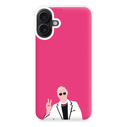 Pink Davidson Phone Case for iPhone 16 Plus