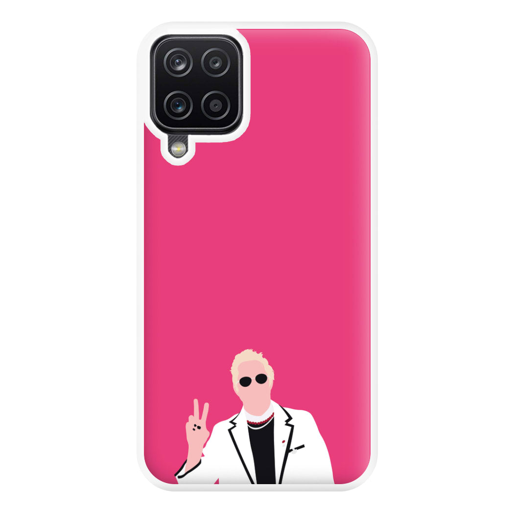 Pink Davidson Phone Case for Galaxy A12