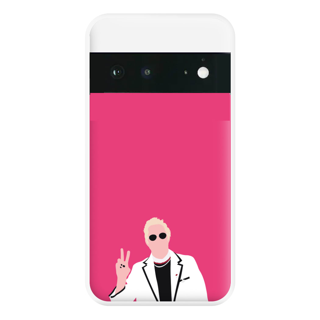 Pink Davidson Phone Case for Google Pixel 6a