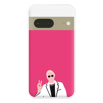 Pink Davidson Phone Case for Google Pixel 7a