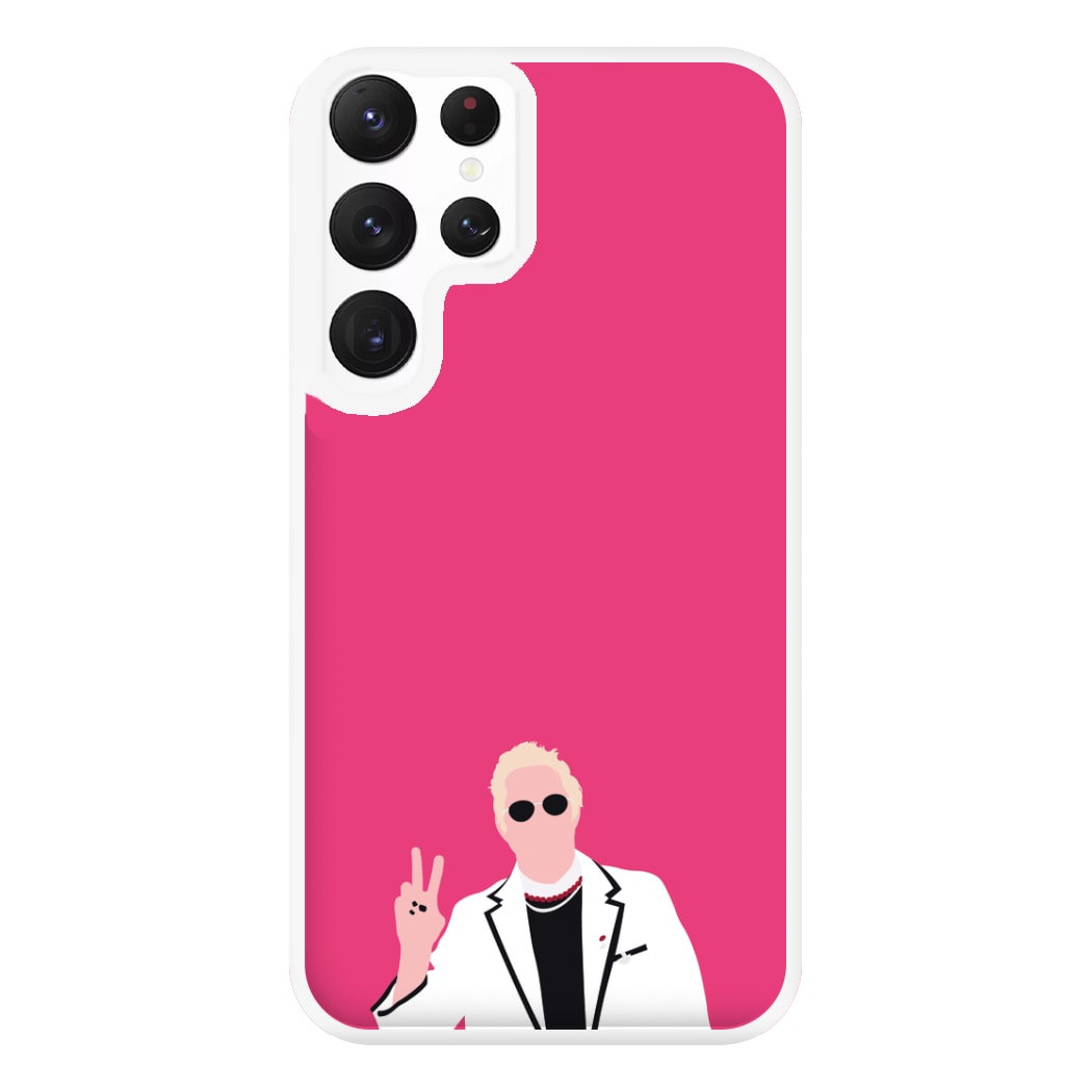 Pink Davidson Phone Case for Galaxy S22 Ultra