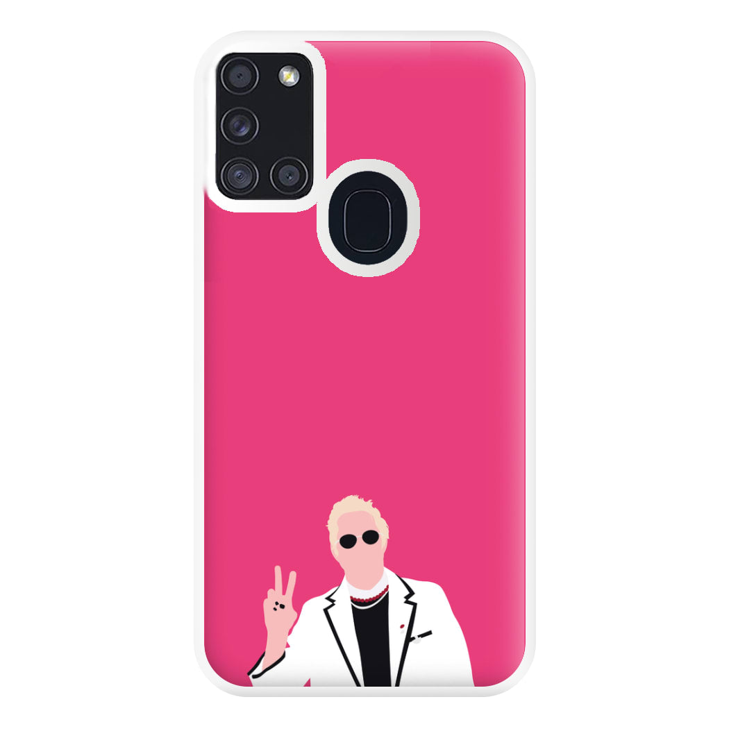 Pink Davidson Phone Case for Galaxy A21s