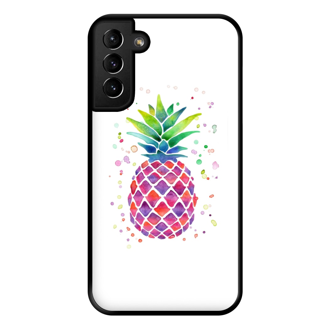 Watercolour Pineapple Phone Case for Galaxy S21 Plus