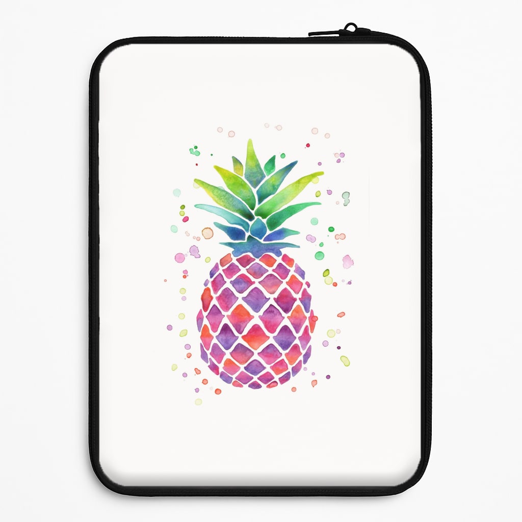 Watercolour Pineapple Laptop Sleeve