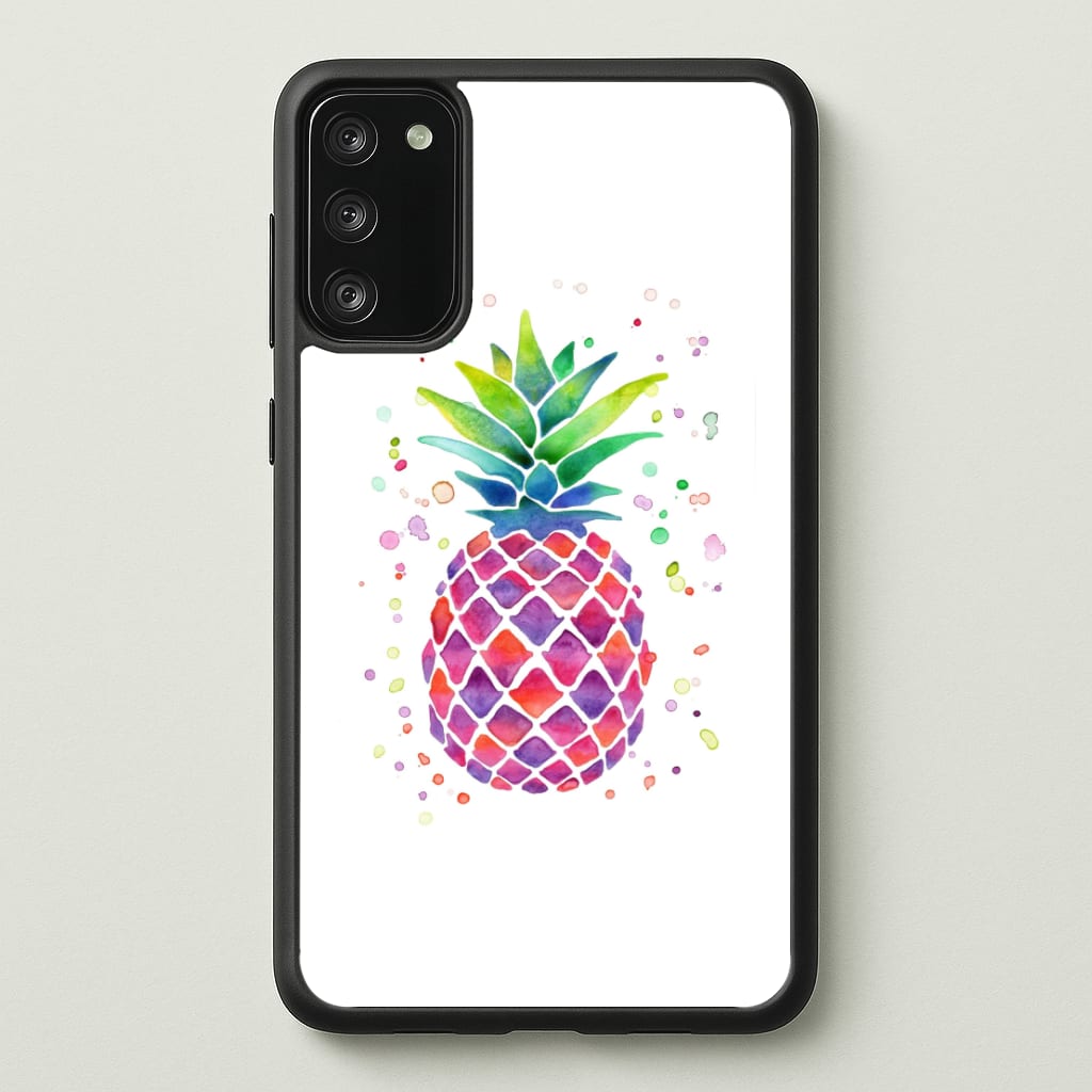 Watercolour Pineapple  - Caspar Lee Phone Case for Galaxy S20FE
