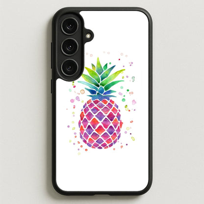 Watercolour Pineapple Phone Case for Galaxy S25FE