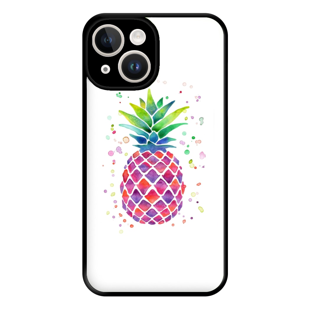 Watercolour Pineapple Phone Case for iPhone 14