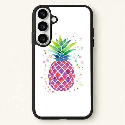 Watercolour Pineapple Phone Case for Galaxy S26 Plus
