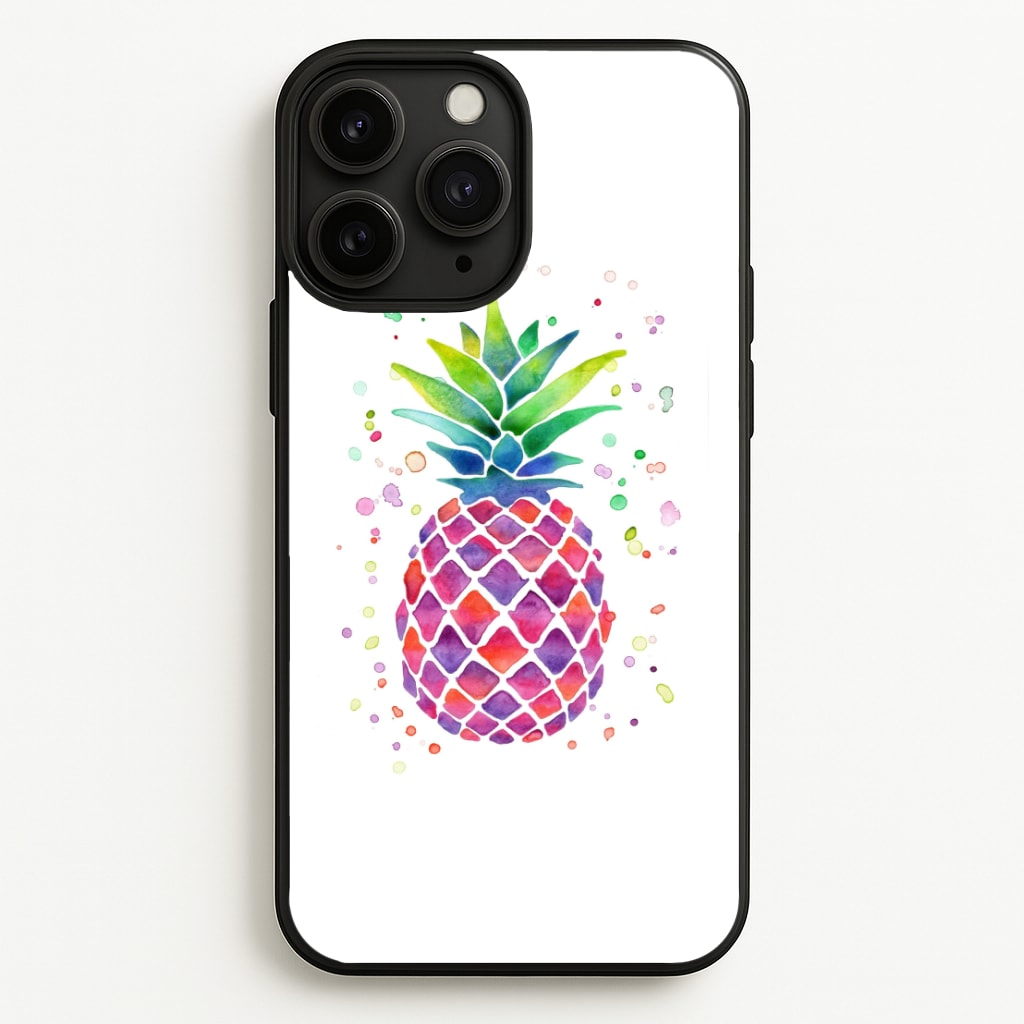 Watercolour Pineapple  - Caspar Lee Phone Case for iPhone 11 Pro Max
