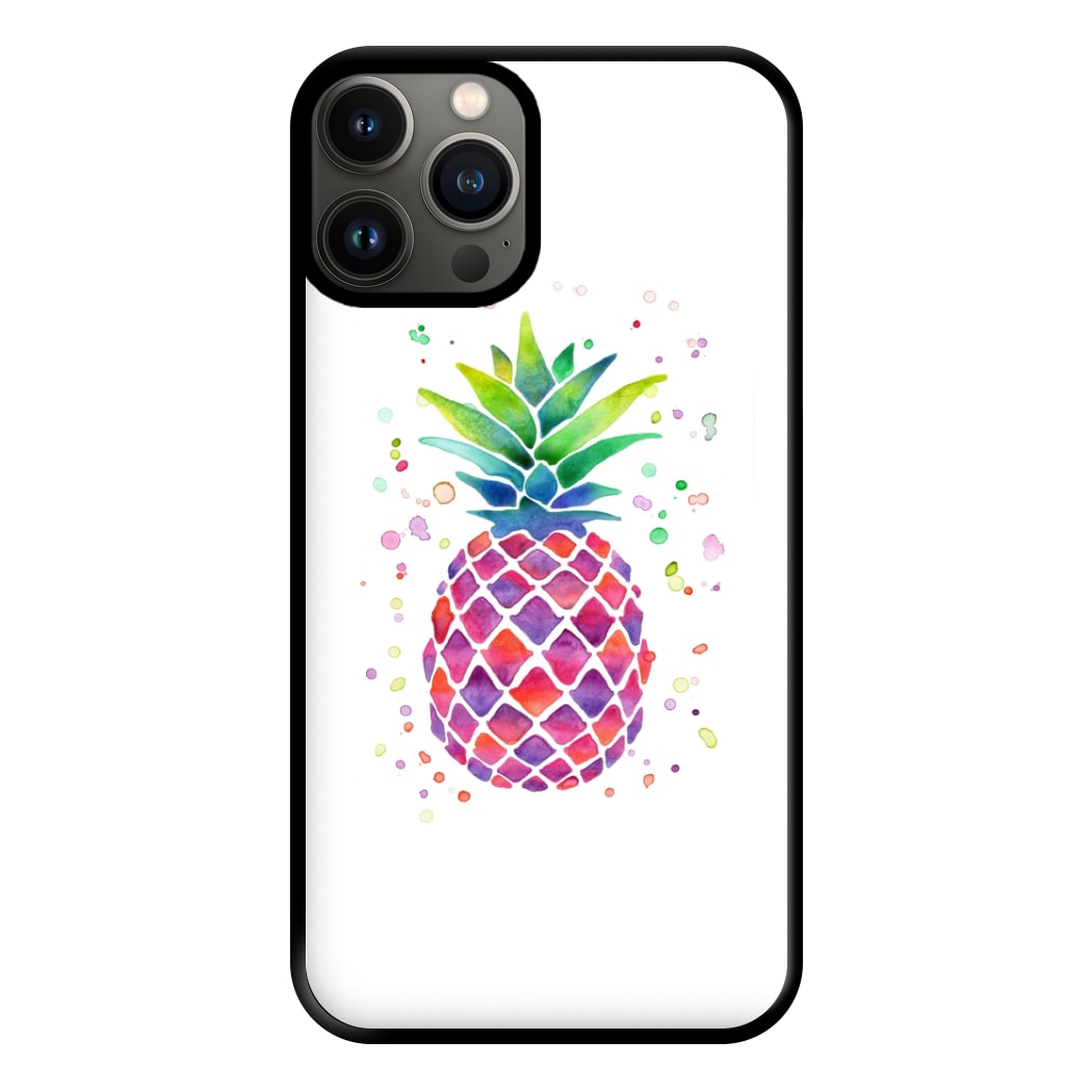 Watercolour Pineapple Phone Case for iPhone 13 Pro Max