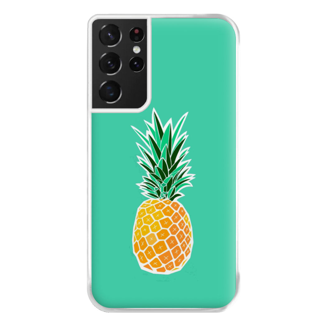 Cartoon Pineapple Phone Case for Galaxy S21 Ultra