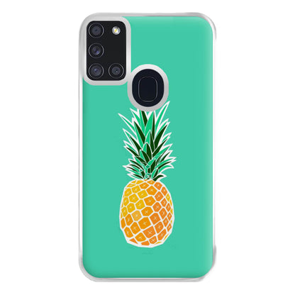 Cartoon Pineapple Phone Case for Galaxy A21s