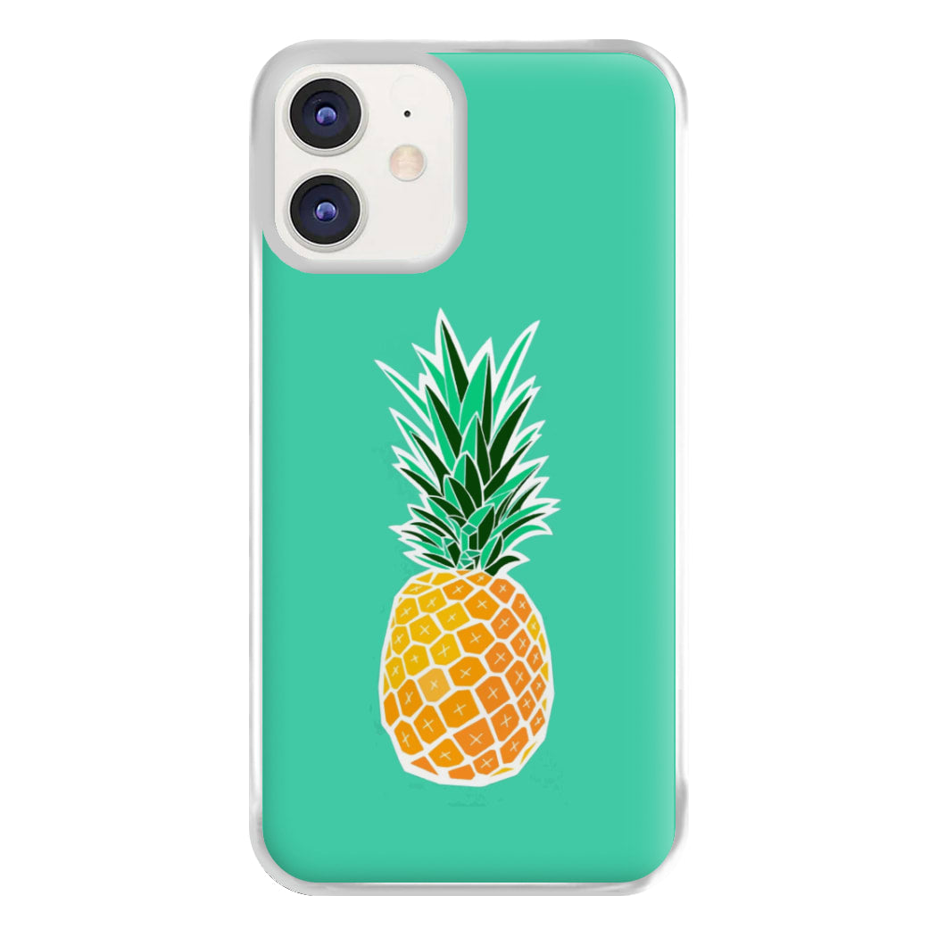 Cartoon Pineapple Phone Case for iPhone 12 / 12 Pro