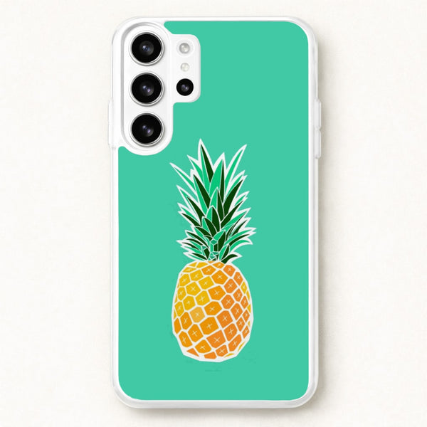 Cartoon Pineapple Phone Case for Galaxy S26 Ultra