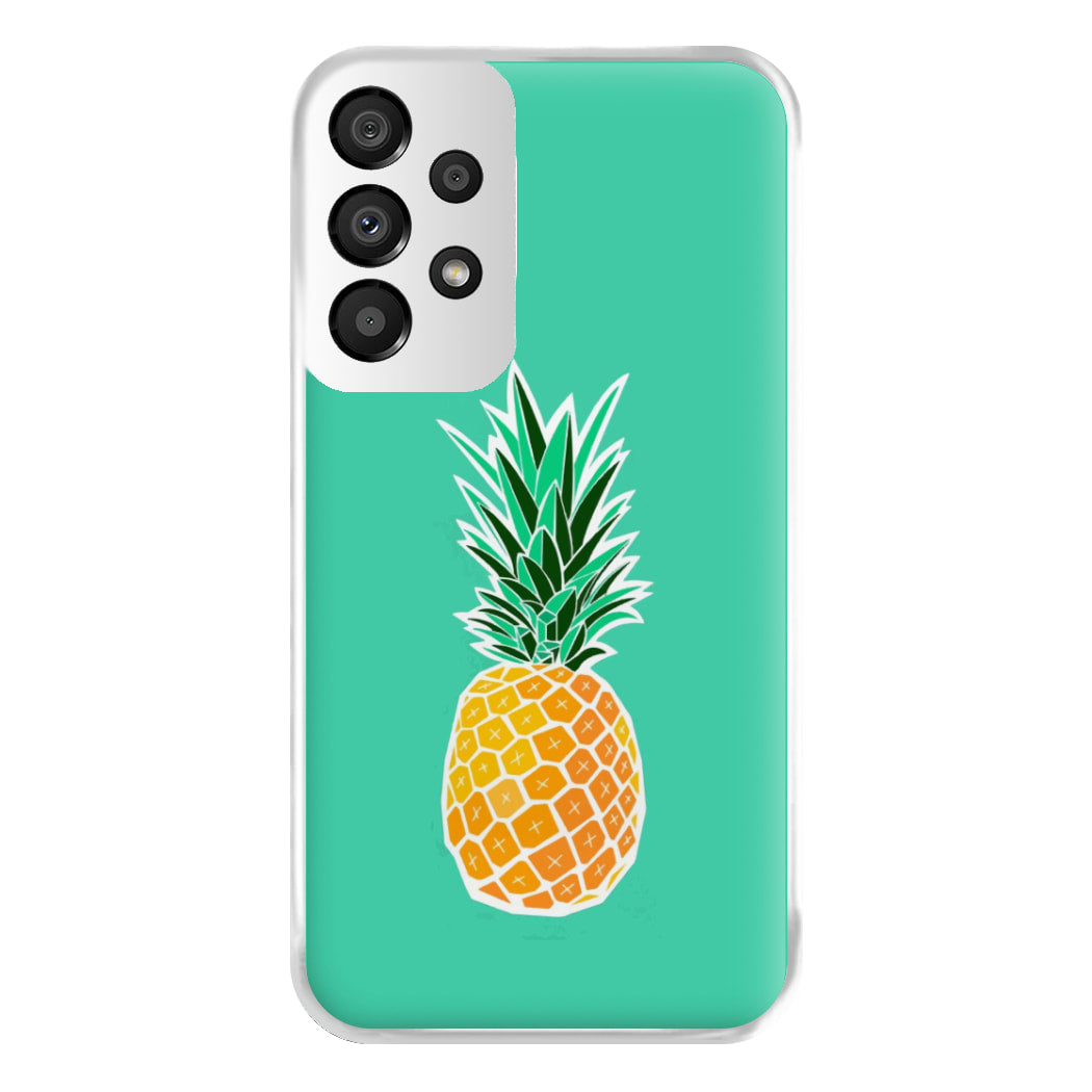 Cartoon Pineapple Phone Case for Galaxy A33