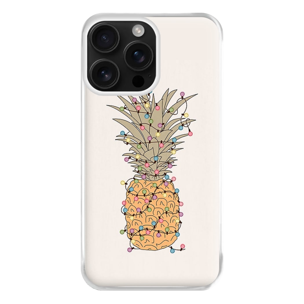 Pinapple Christmas Lights Phone Case