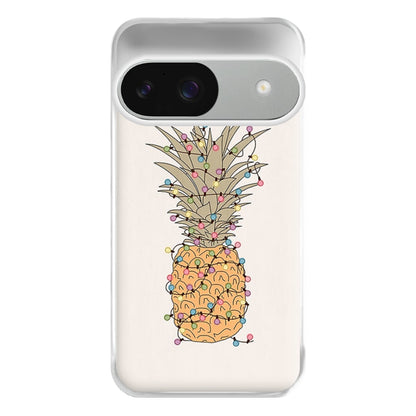 Pinapple Christmas Lights Phone Case for Google Pixel 9 / 9 Pro