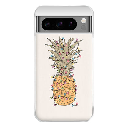 Pinapple Christmas Lights Phone Case for Google Pixel 8 Pro