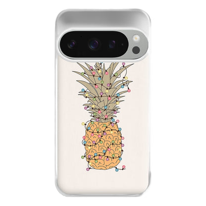 Pinapple Christmas Lights Phone Case for Google Pixel 9 Pro XL