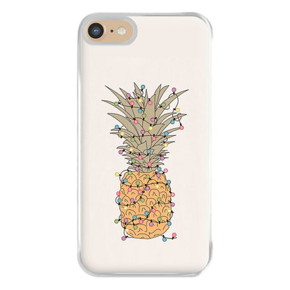 Pinapple Christmas Lights Phone Case for iPhone 6 / 7 / 8 / SE