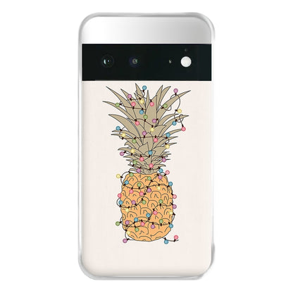 Pinapple Christmas Lights Phone Case for Google Pixel 6a