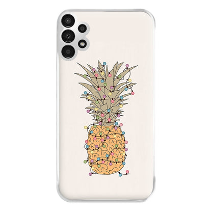 Pinapple Christmas Lights Phone Case for Galaxy A13