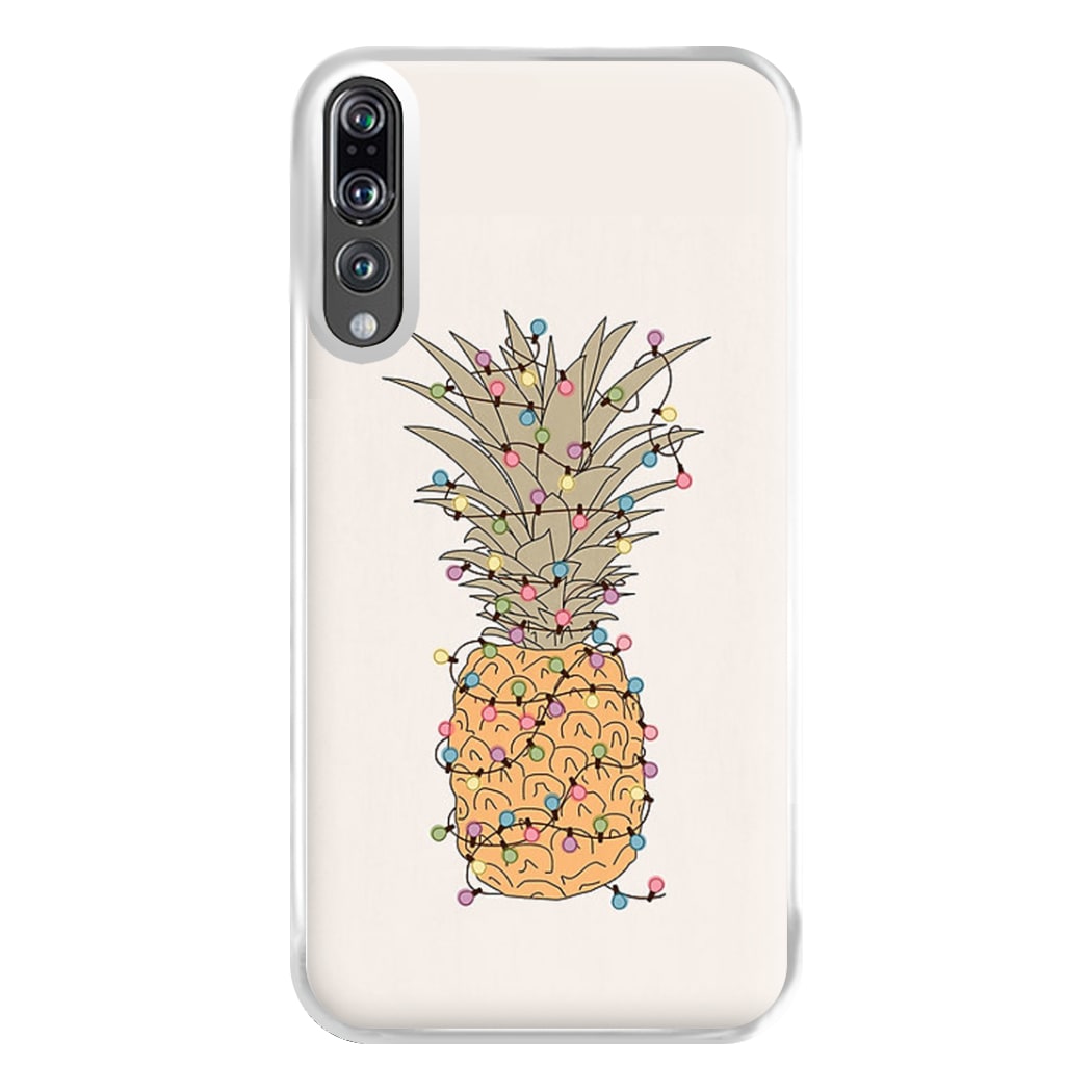 Pinapple Christmas Lights Phone Case for Huawei P20 Pro