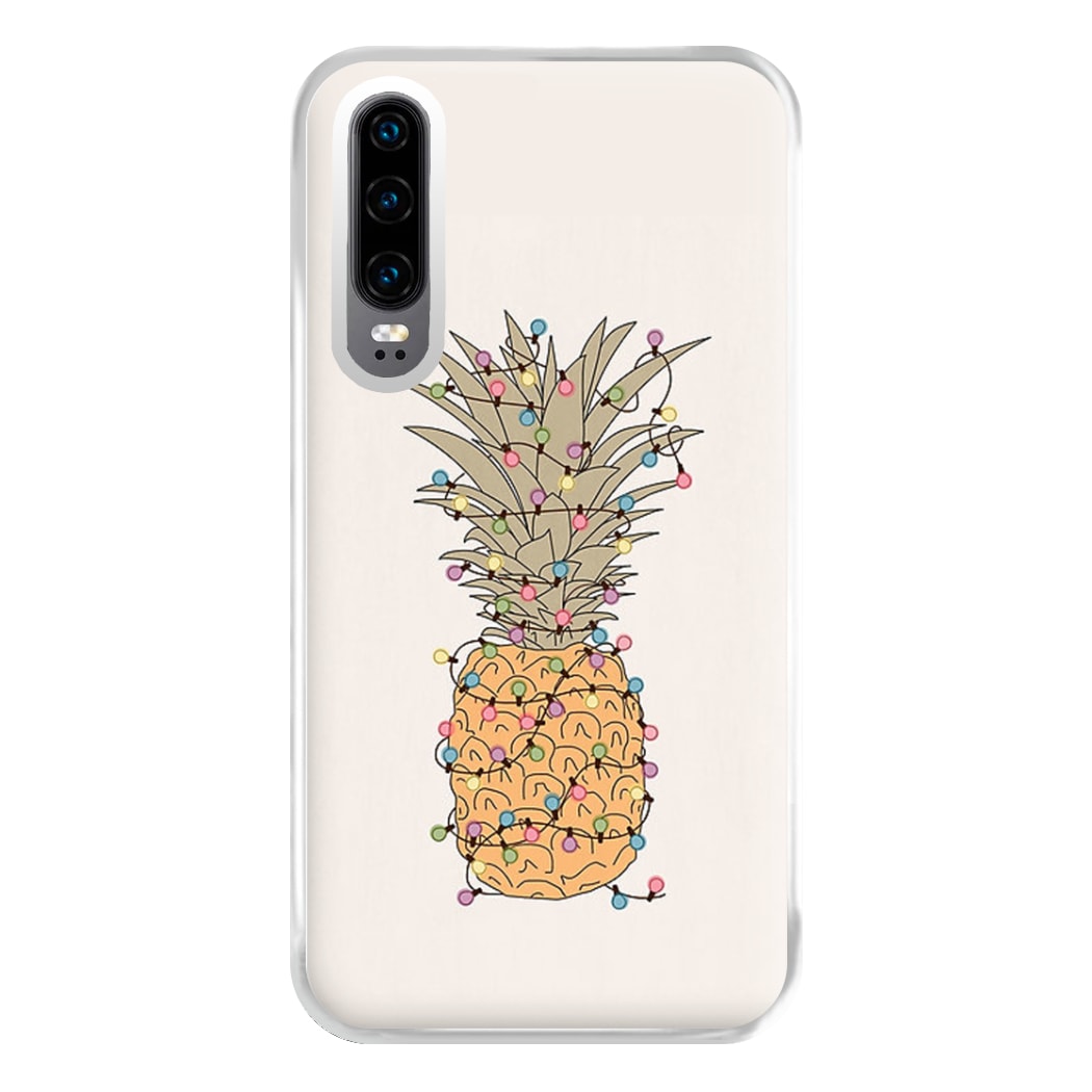 Pinapple Christmas Lights Phone Case for Huawei P30