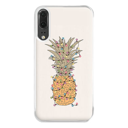 Pinapple Christmas Lights Phone Case for Huawei P20