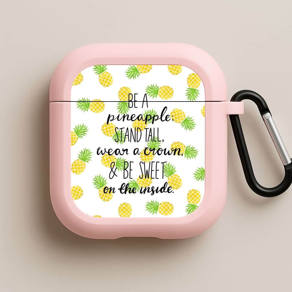Be A Pineapple Pink AirPods Case