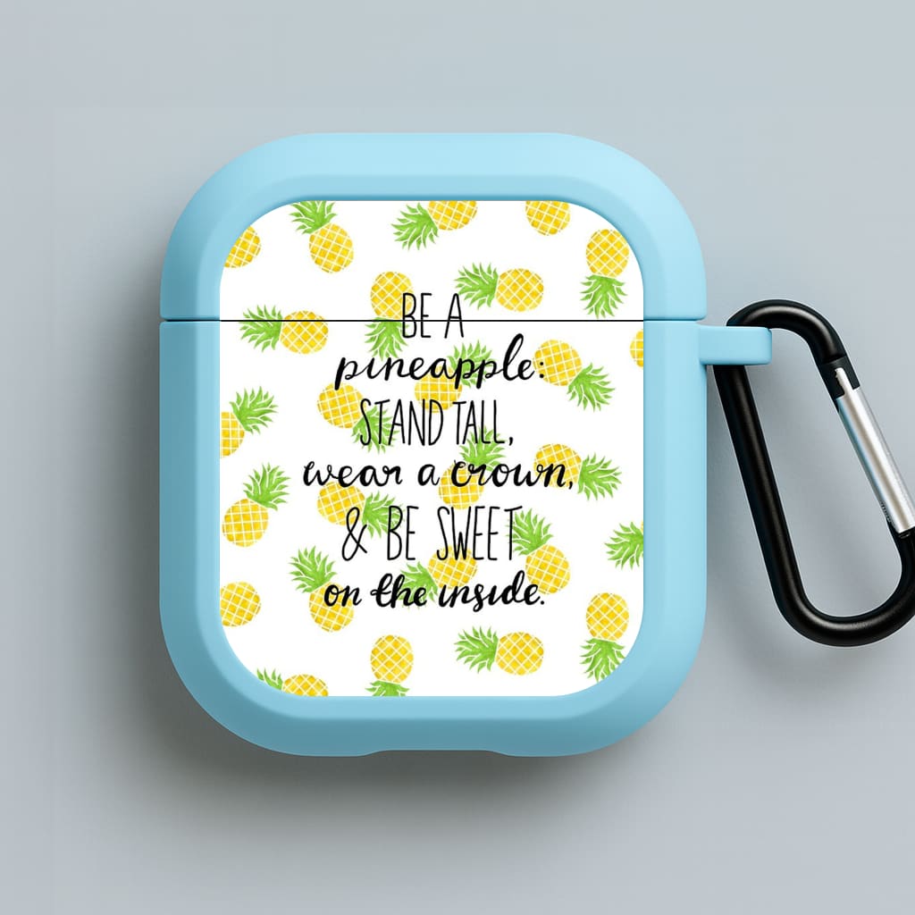 Be A Pineapple Blue AirPods Case
