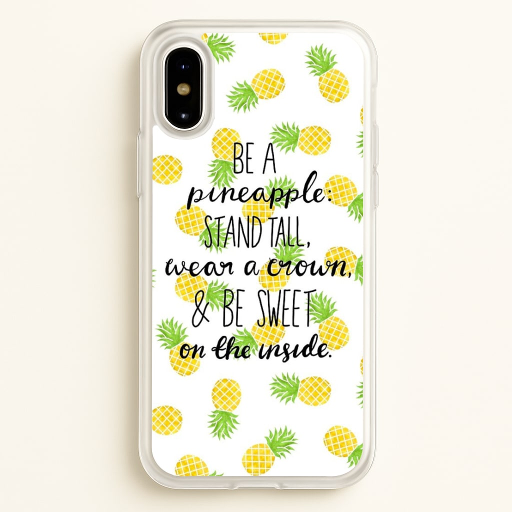 Be A Pineapple  - Caspar Lee Phone Case for iPhone X / XS