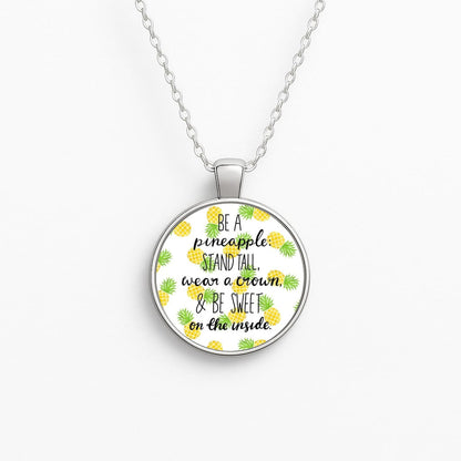 Be A Pineapple Circle Necklace