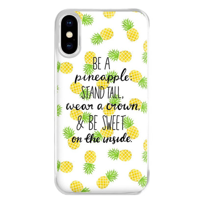 Be A Pineapple Phone Case for iPhone XS Max