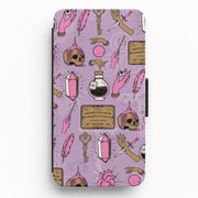 Pink Occult Talismans Flip / Wallet Phone Case 1