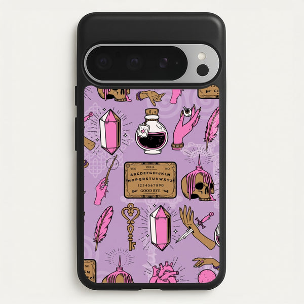 Pink Occult Talismans Phone Case - Google Pixel 9 Pro XL / Standard