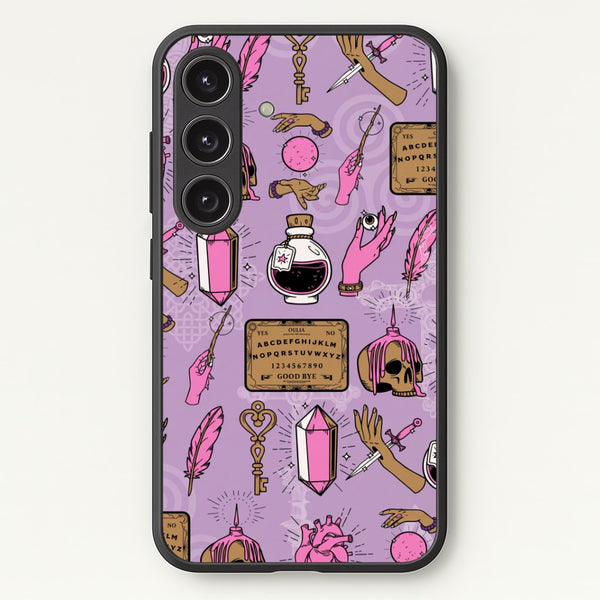 Pink Occult Talismans Phone Case - Galaxy S25 Plus / Standard