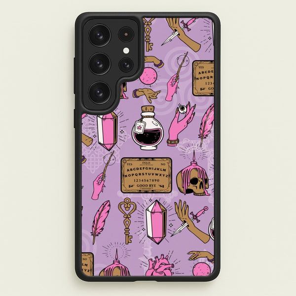 Pink Occult Talismans Phone Case - Galaxy S23 Ultra / Standard