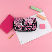 Pink Occult Doodle Collage Pencil Case 3