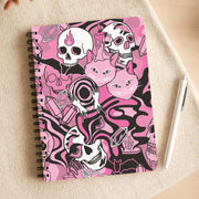 Pink Occult Doodle Collage Notebook 3