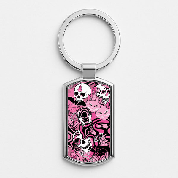 Silver Metal Keyring