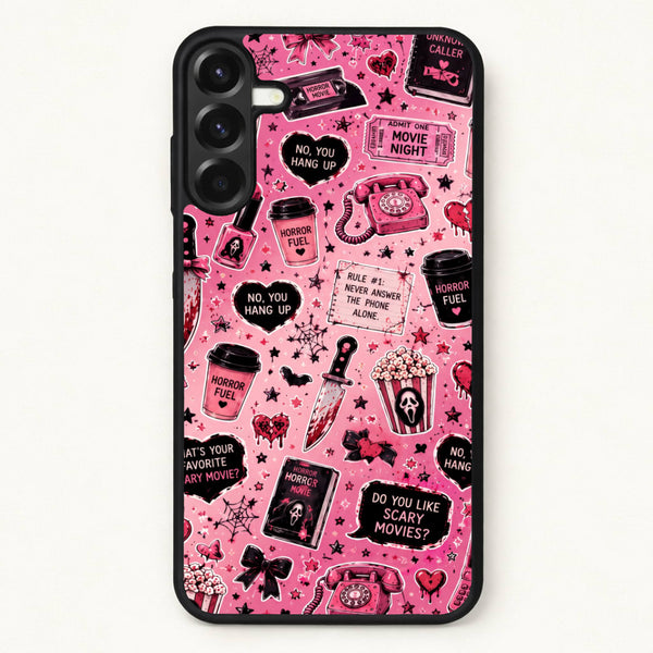 Horror Movie Pink Pattern Phone Case - Galaxy A17 / Standard