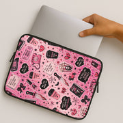 Horror Movie Pink Pattern Laptop Sleeve 2