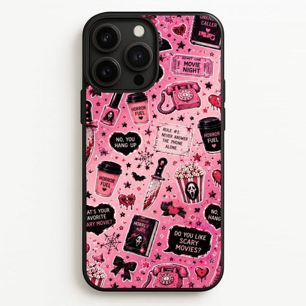 Horror Movie Pink Pattern Phone Case - iPhone 13 Pro Max / Standard