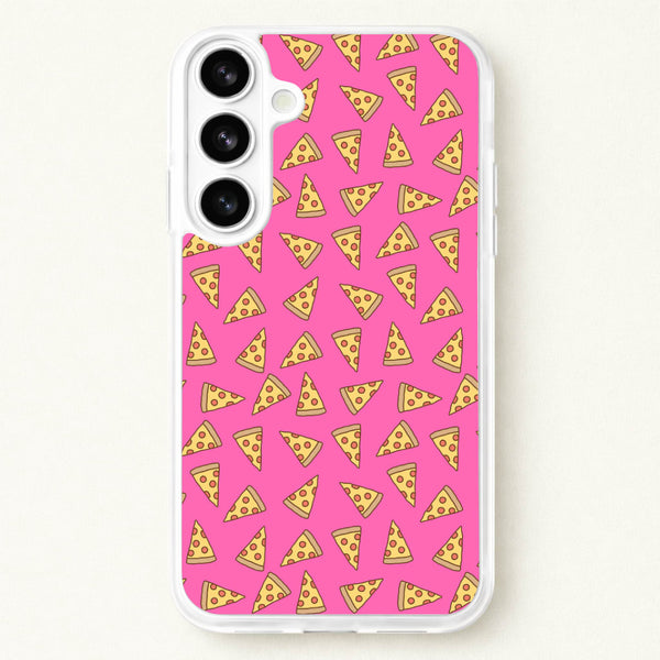 Pizza Pattern Phone Case for Galaxy S26 Plus